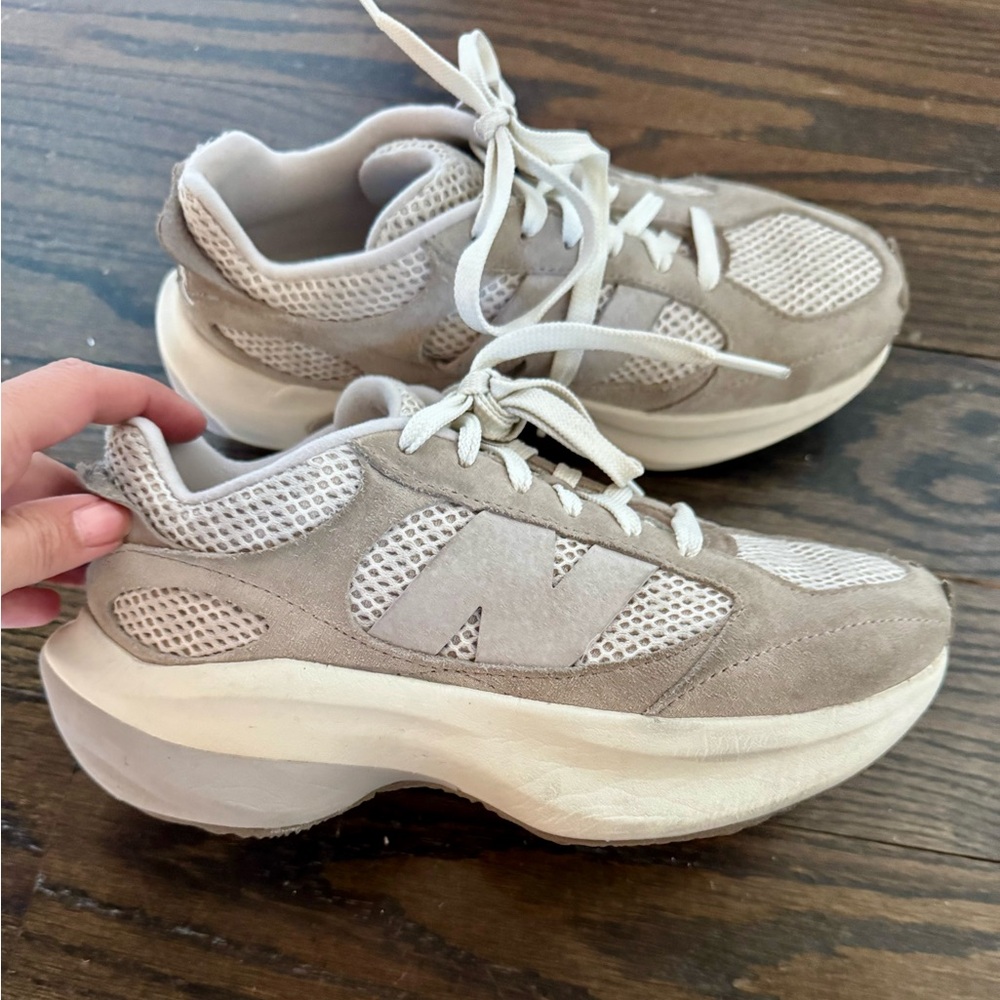 New Balance Women's Taupe Sneakers - Picture 4 of 6